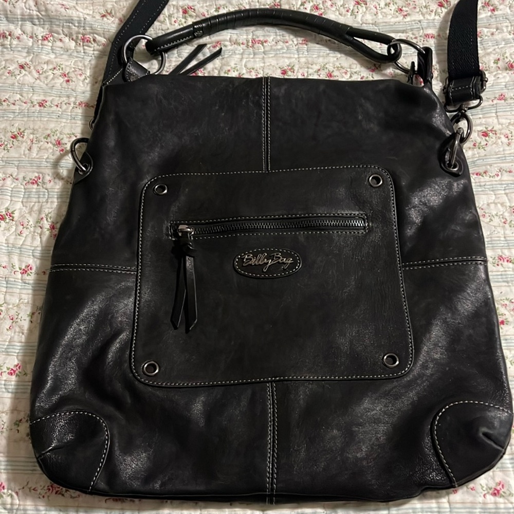Billy Bag crossbody bag.  Black in color.  Crossbody. In GUC. Lots of space.